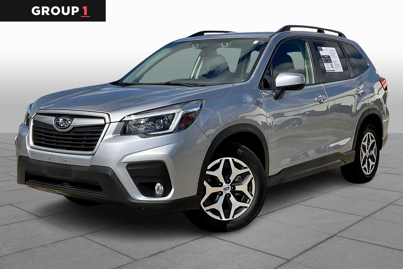 2021 Subaru Forester Premium Ice Silver Metallic at AutoNation USA Houston