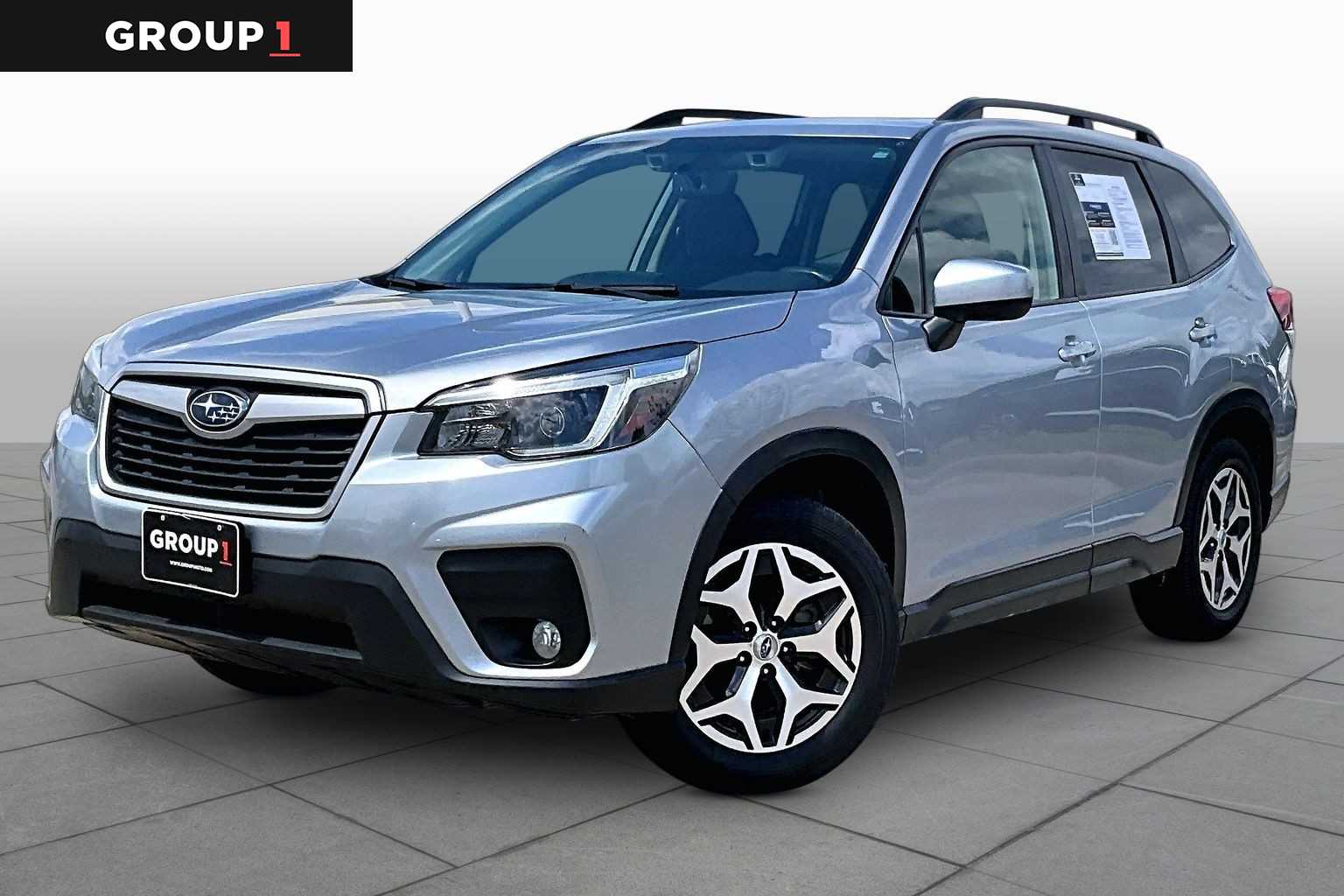 2021 Subaru Forester Premium Ice Silver Metallic at Group 1 GMC Buick South