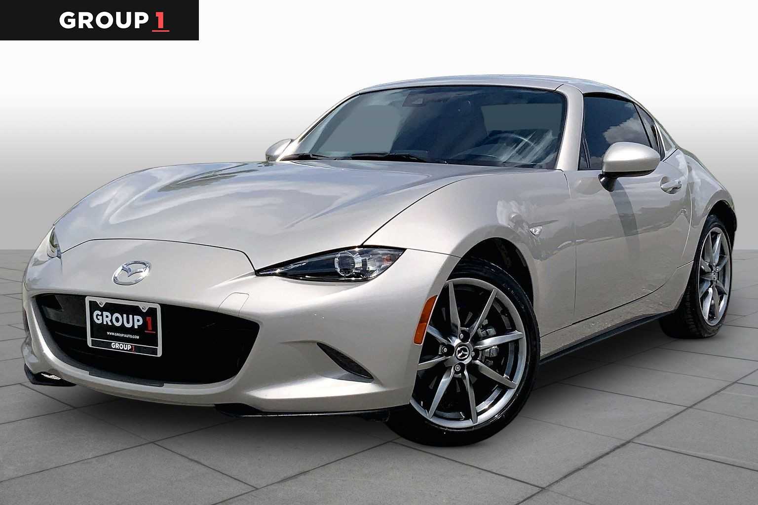 Gray (Platinum Quartz Metallic) 2023 Mazda MX-5 Miata Convertible Rear-Wheel Drive Automatic