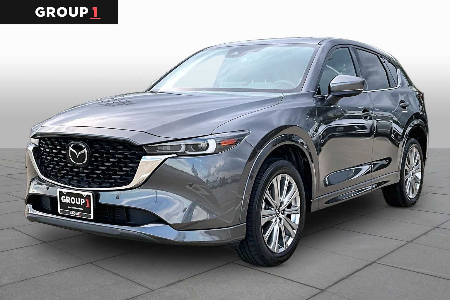 2023 Mazda CX-5 2.5 Turbo Signature Machine Gray Metallic at Tomball Ford