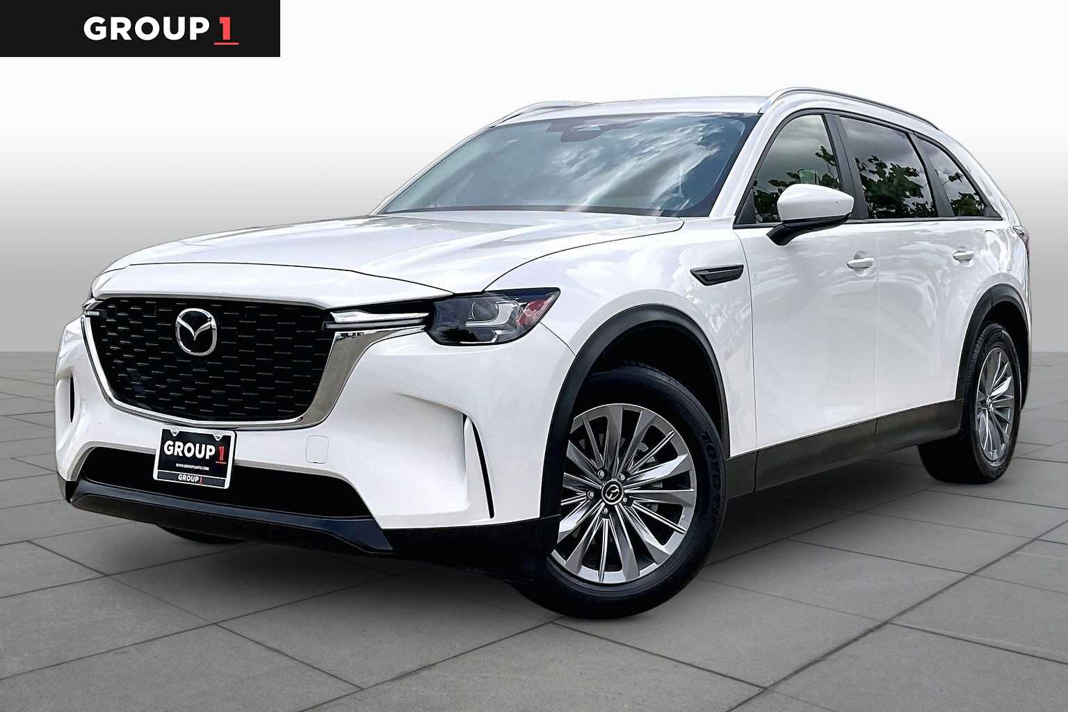 2024 Mazda CX-90 3.3 Turbo Select Rhodium White Premium at AutoNation Chrysler Jeep Dodge Ram Spring