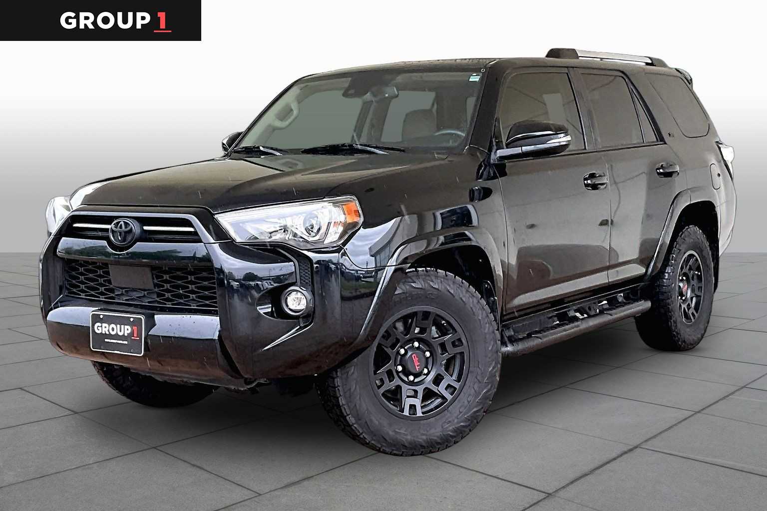 2021 Toyota 4Runner SR5 Premium Midnight Black Metallic at AutoNation Toyota Gulf Fwy