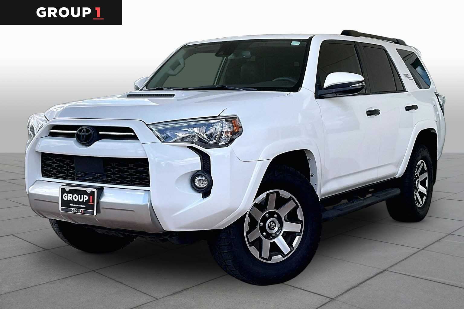 2021 Toyota 4Runner TRD Off Road Premium Super White at Sterling McCall Nissan