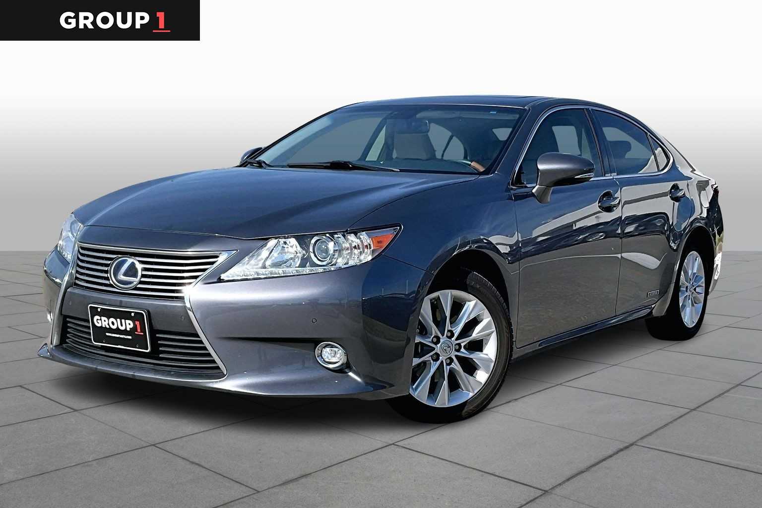 2014 Lexus ES 300h  Hybrid  Nebula Gray Pearl at AutoNation USA Katy