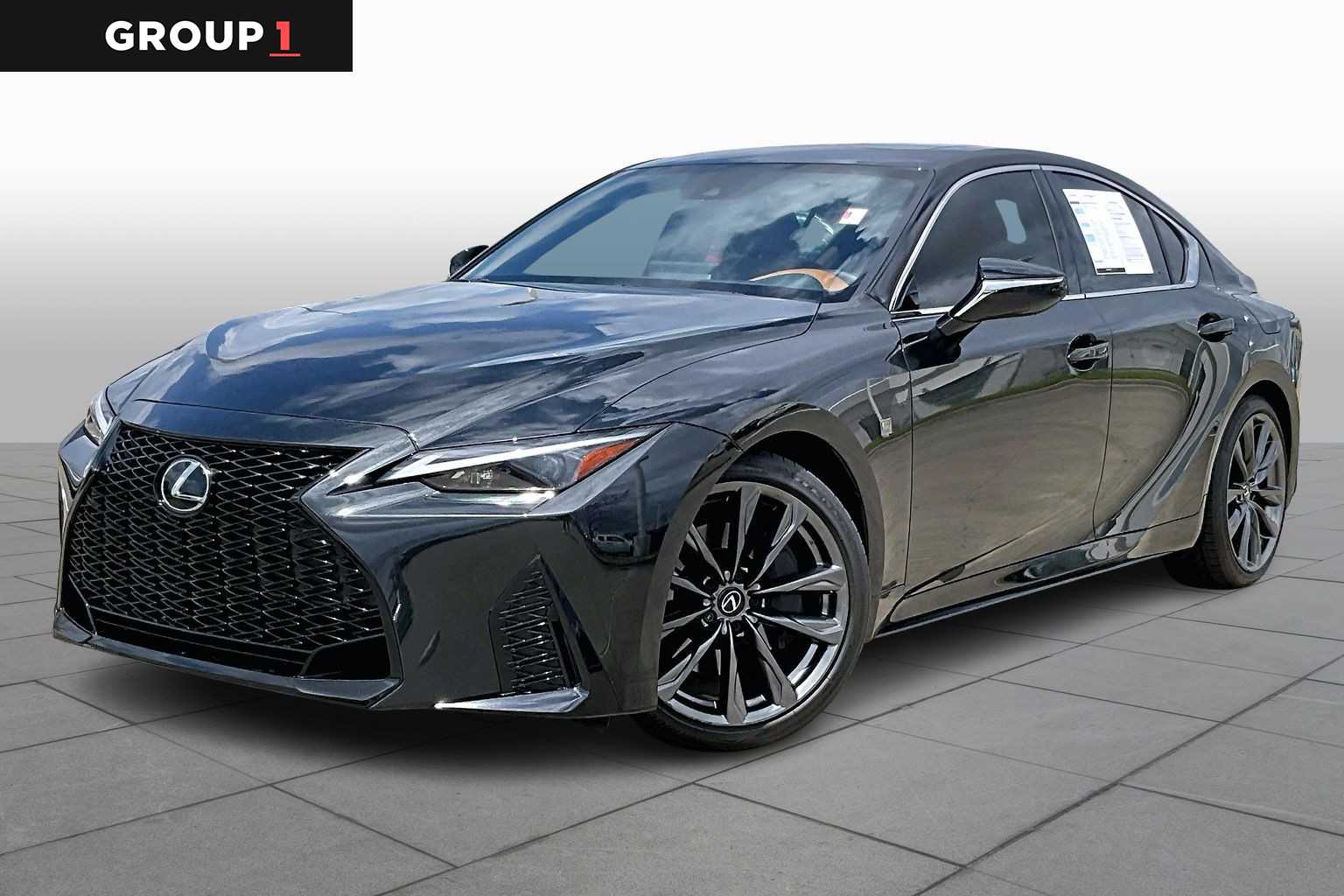 Black (Caviar) 2024 Lexus IS 350 F Sport Design RWD Sedan Rear-Wheel Drive 8-Speed Automatic