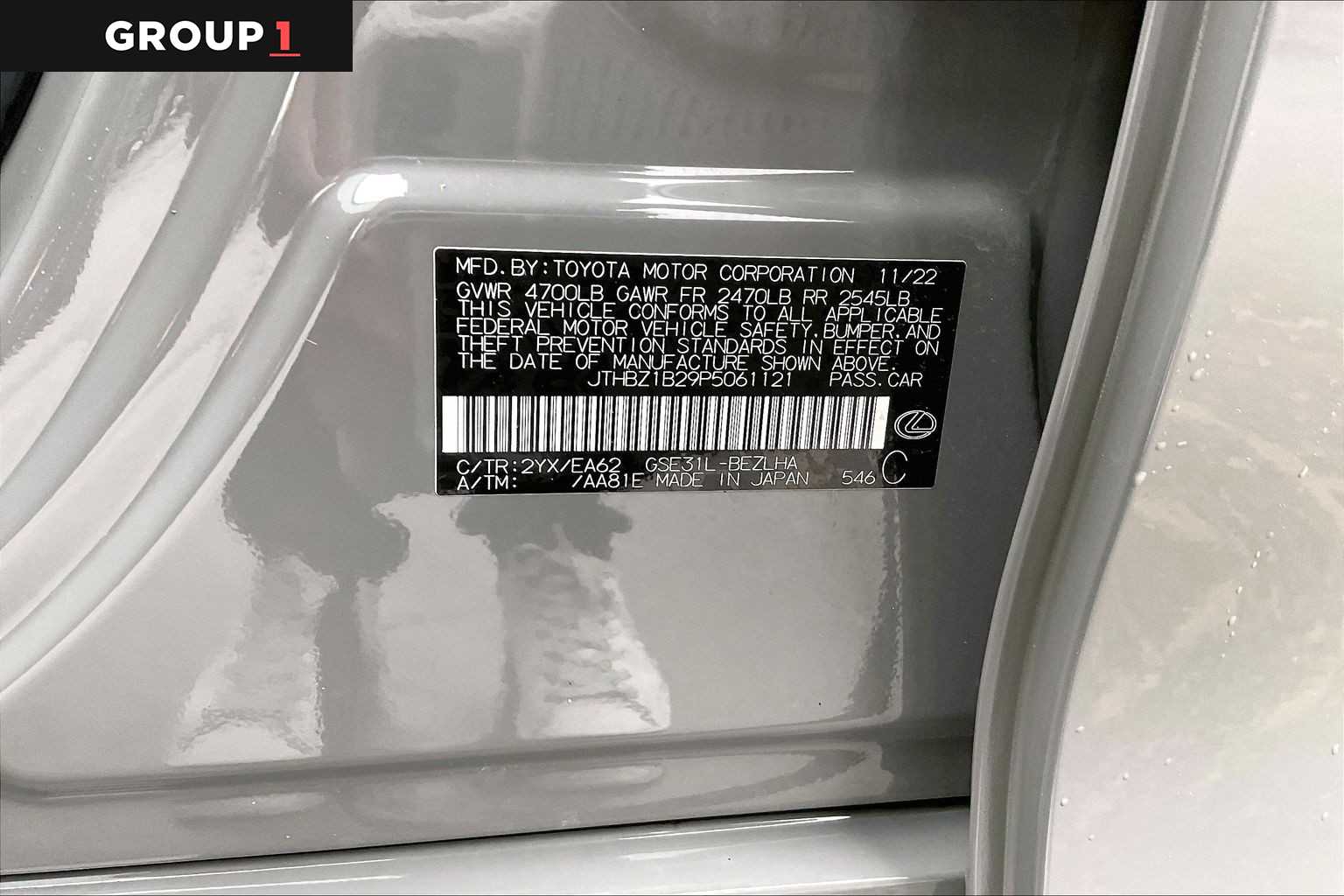 2023 Lexus IS F SPORT Design  BLACK(212)/GRAY(1L8) at Lexus Southwest Houston