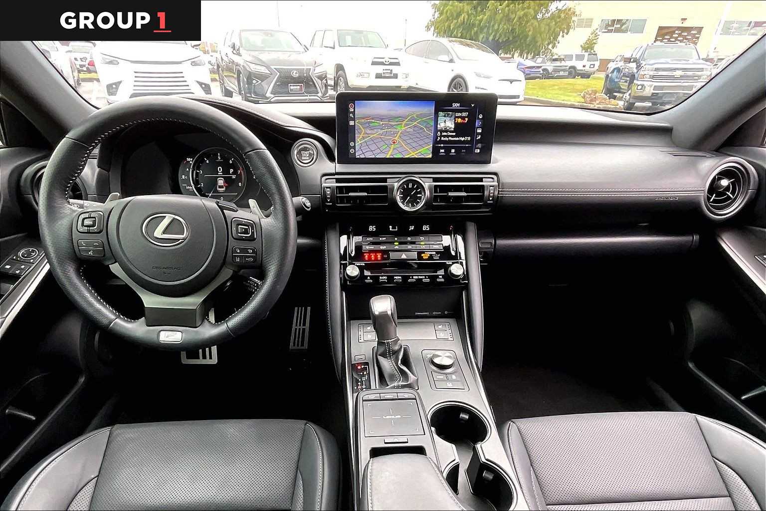 2023 Lexus IS F SPORT Design  BLACK(212)/GRAY(1L8) at Lexus Southwest Houston