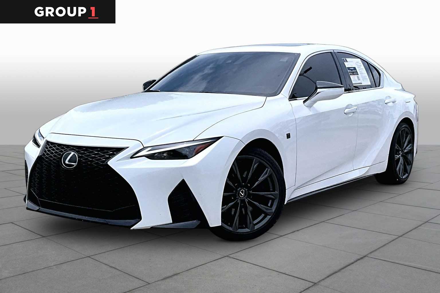Ultra White 2025 Lexus IS Sedan Rear-Wheel Drive 8-Speed Automatic