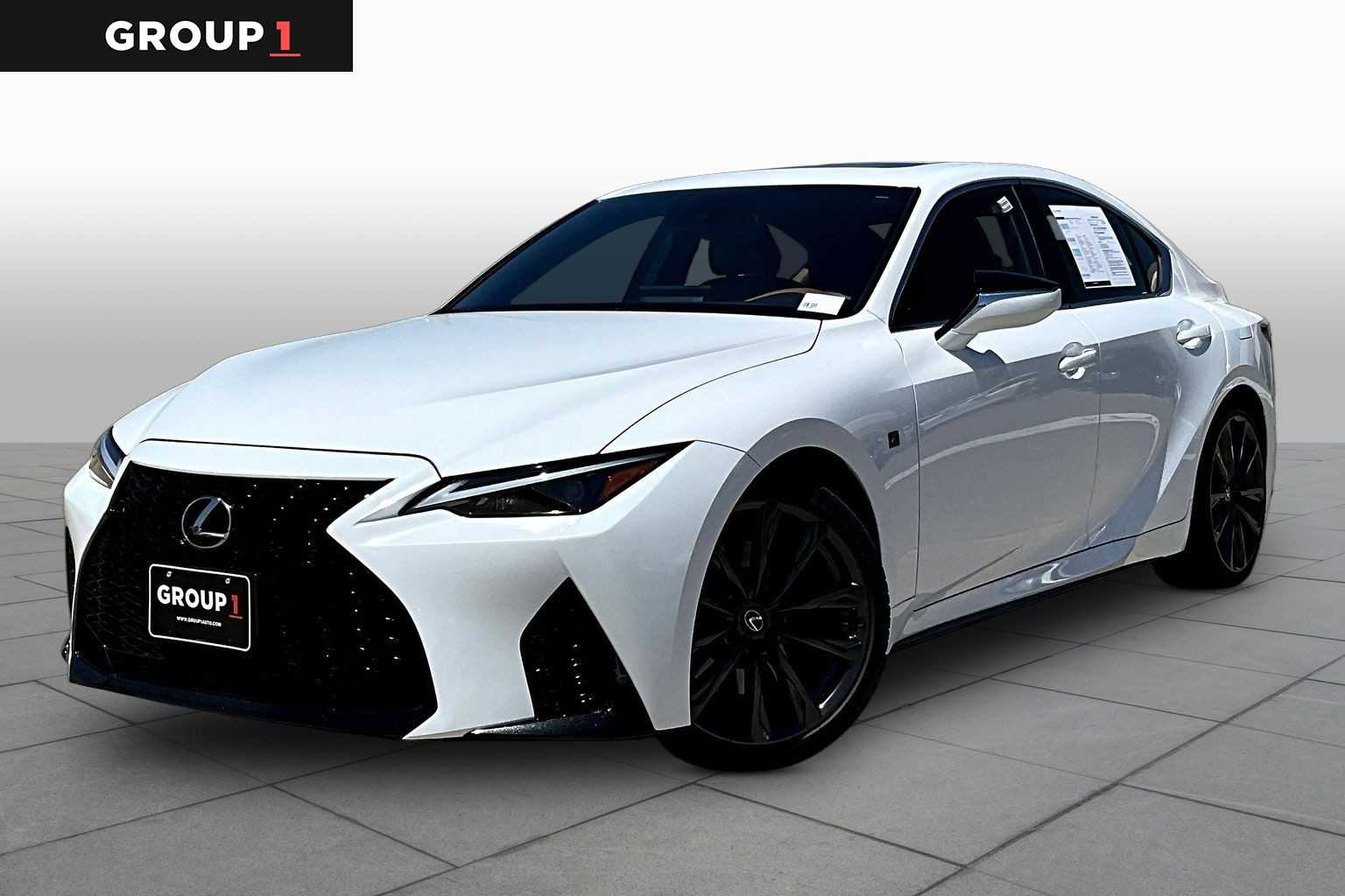 Ultra White 2025 Lexus IS 350 F Sport Design RWD Sedan Rear-Wheel Drive 8-Speed Automatic