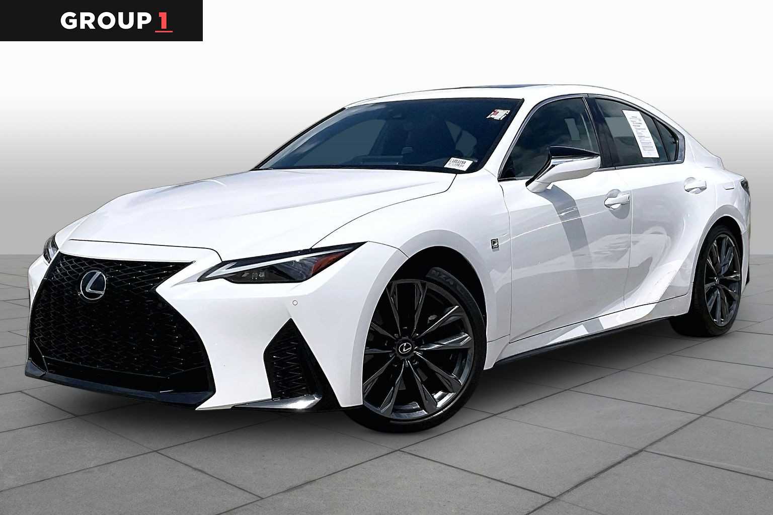 2024 Lexus IS 350 F SPORT  Ultra White at Group 1 Toyota Southwest