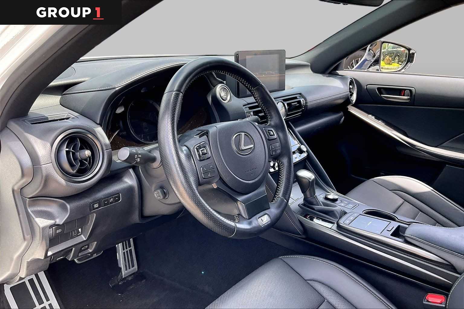 2024 Lexus IS 350 F SPORT  Ultra White at Group 1 Toyota Southwest