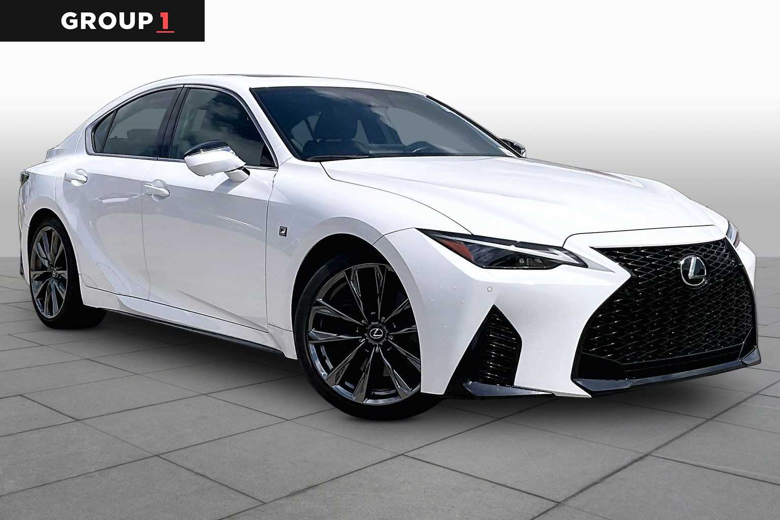 2024 Lexus IS 350 F SPORT  Ultra White at Group 1 Toyota Southwest