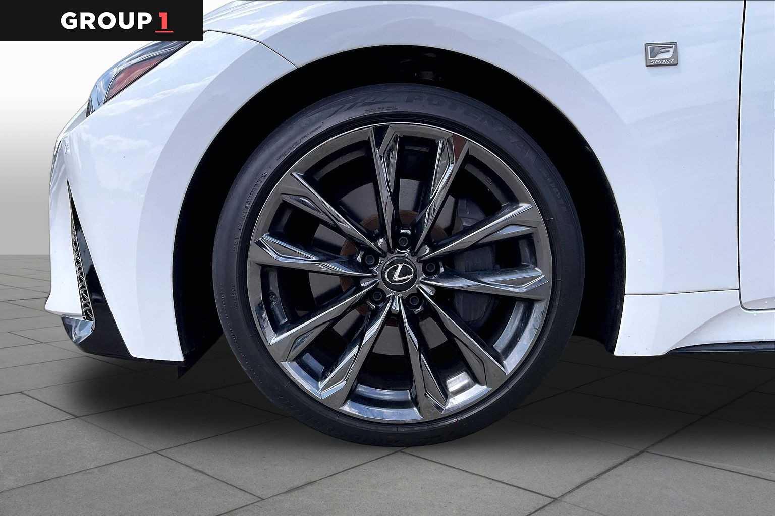 2024 Lexus IS 350 F SPORT  Ultra White at Group 1 Toyota Southwest