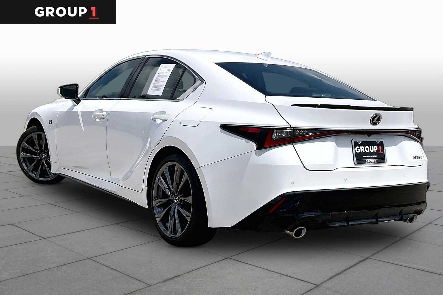 2024 Lexus IS 350 F SPORT  Ultra White at Group 1 Toyota Southwest