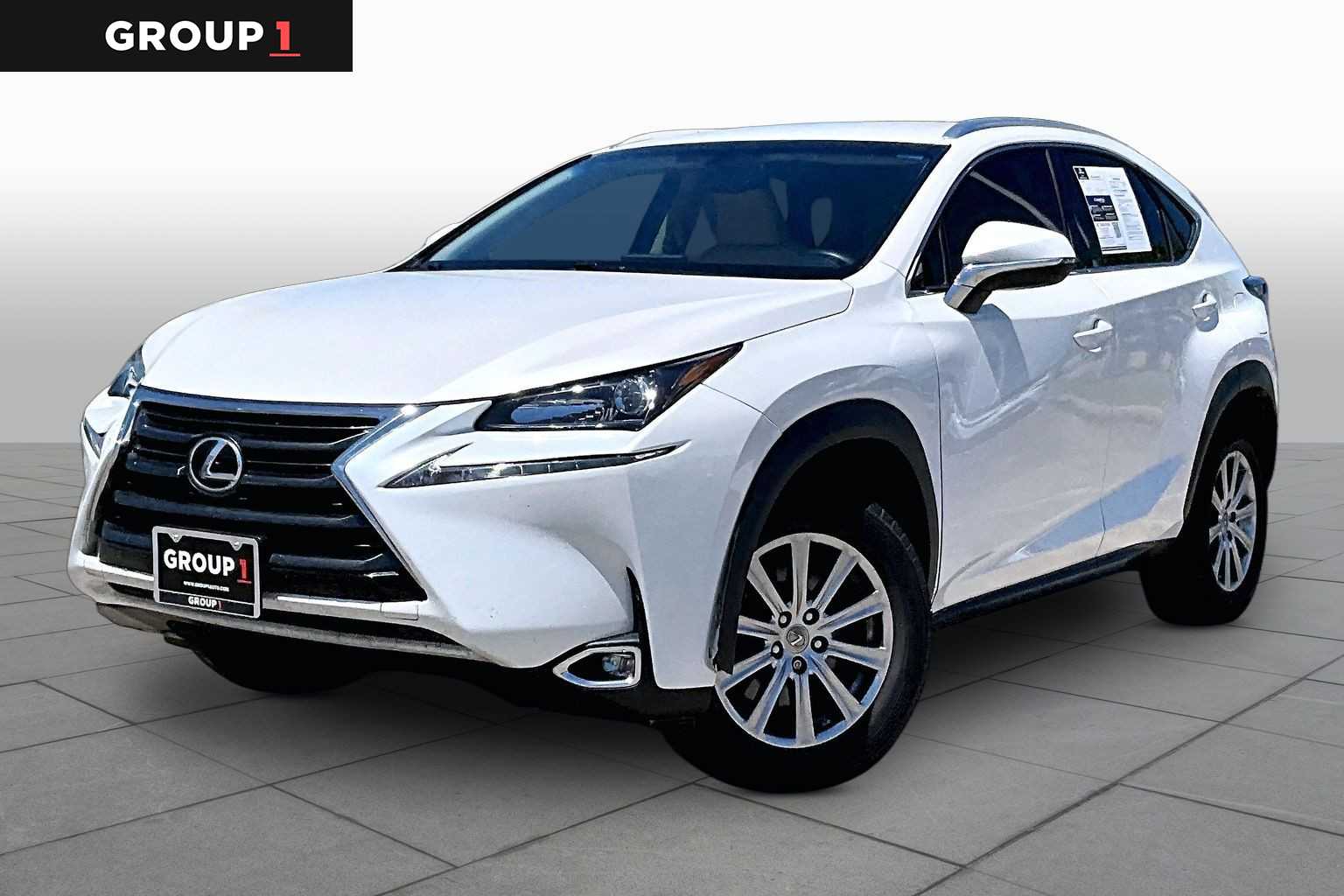 2015 Lexus NX 200t  Eminent White Pearl at Lexus of Clear Lake