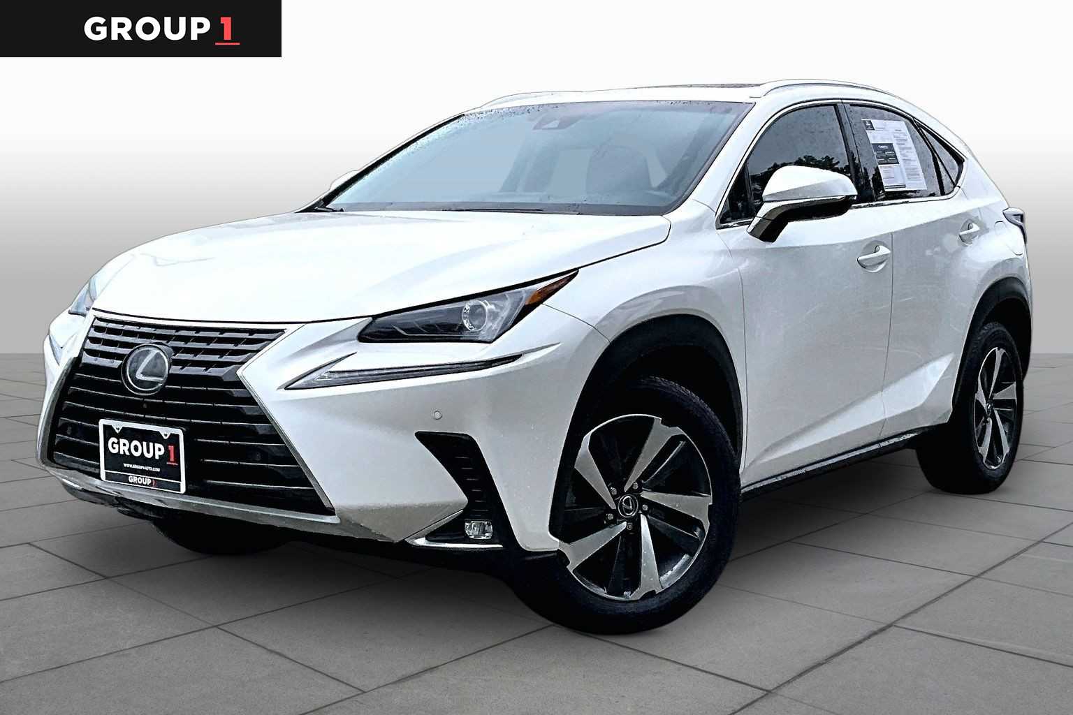 2019 Lexus NX 300  Eminent White Pearl at Group 1 GMC Buick South