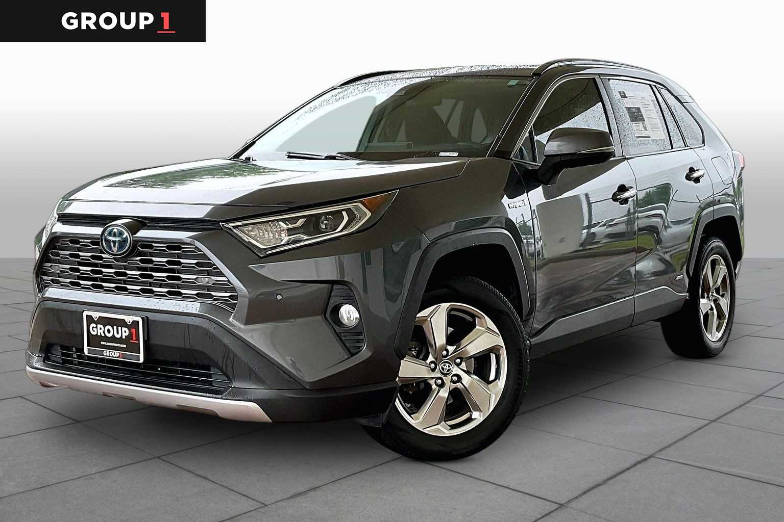 2020 Toyota RAV4 Hybrid Limited Magnetic Gray Metallic at AutoNation USA Houston