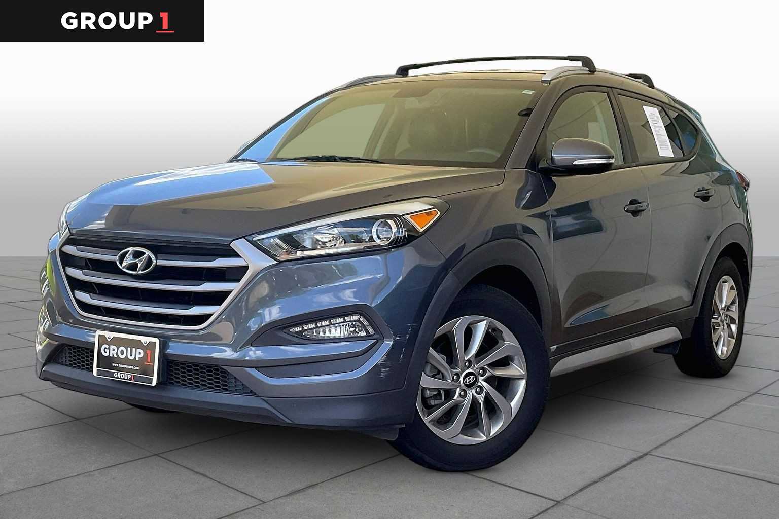 2017 Hyundai Tucson SE Plus Coliseum Gray at AutoNation USA Katy