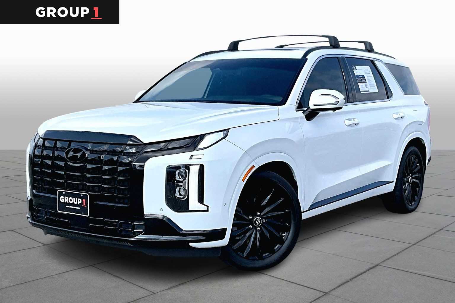 2025 Hyundai Palisade Calligraphy Night Edition Hyper White at Mercedes-Benz of Houston North