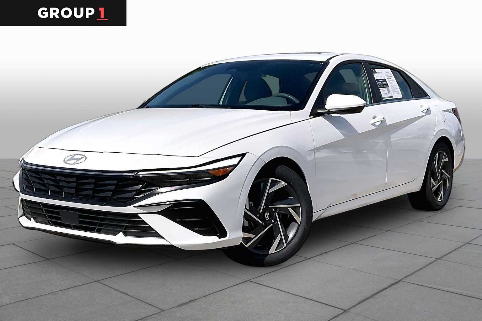 2025 Hyundai Elantra SEL Convenience Serenity White at Group 1 Toyota Southwest