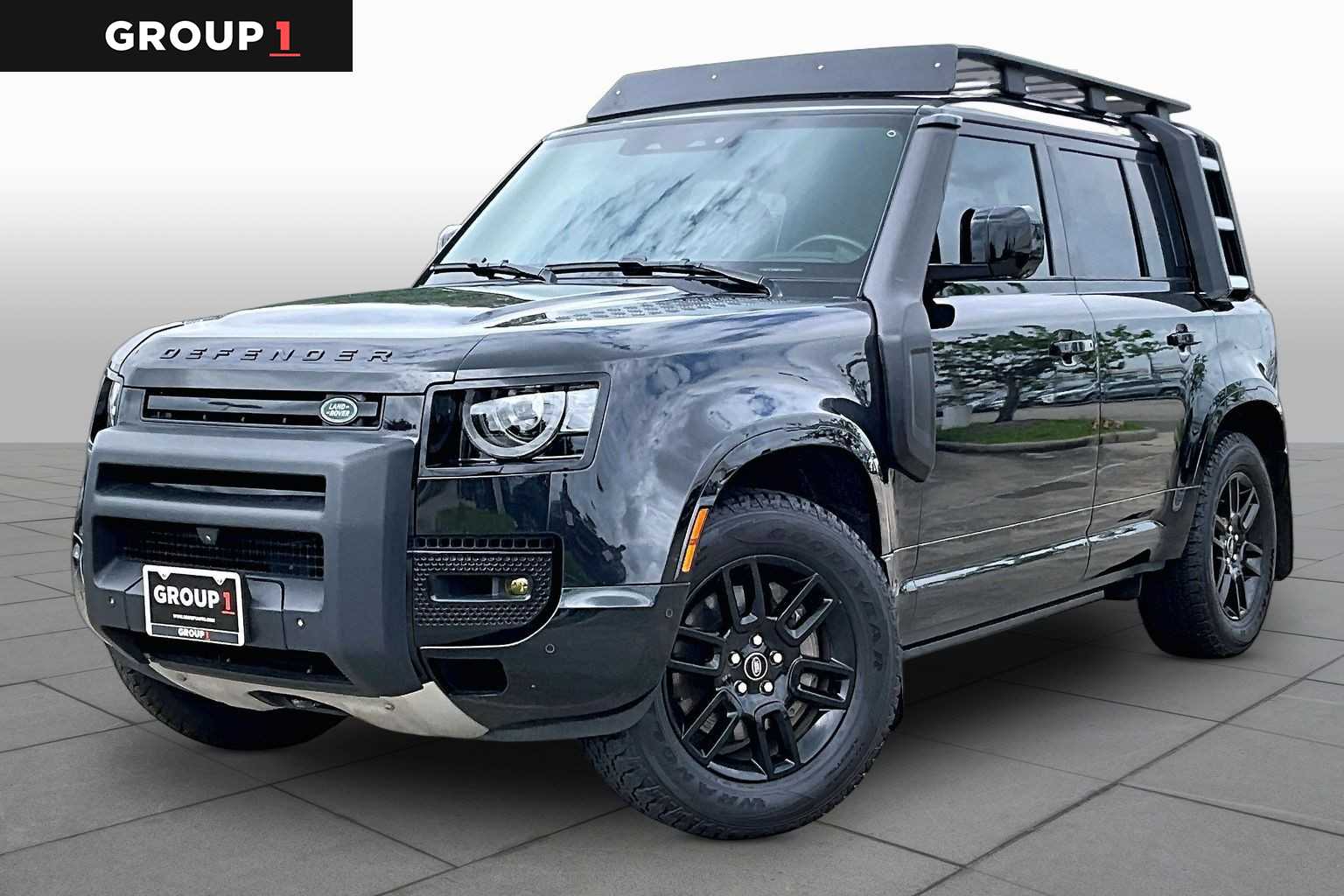 2022 Land Rover Defender X-Dynamic SE Santorini Black Metallic at AutoNation Chrysler Jeep Dodge Ram Spring