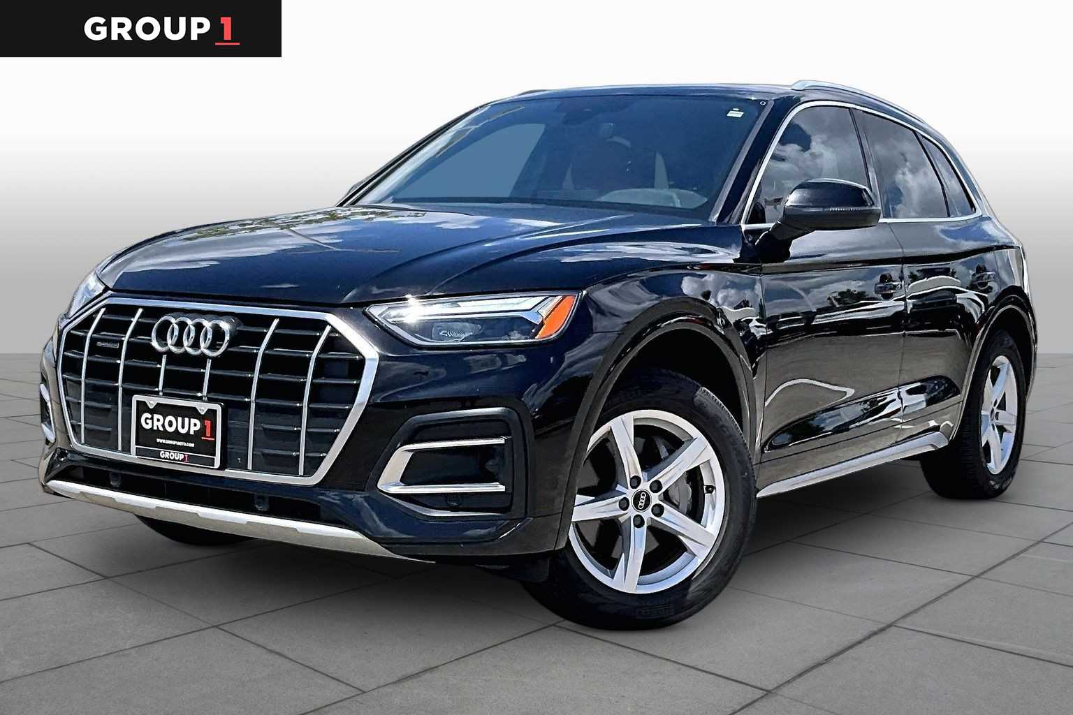 2021 Audi Q5 Premium Brilliant Black at Beck & Masten Kia