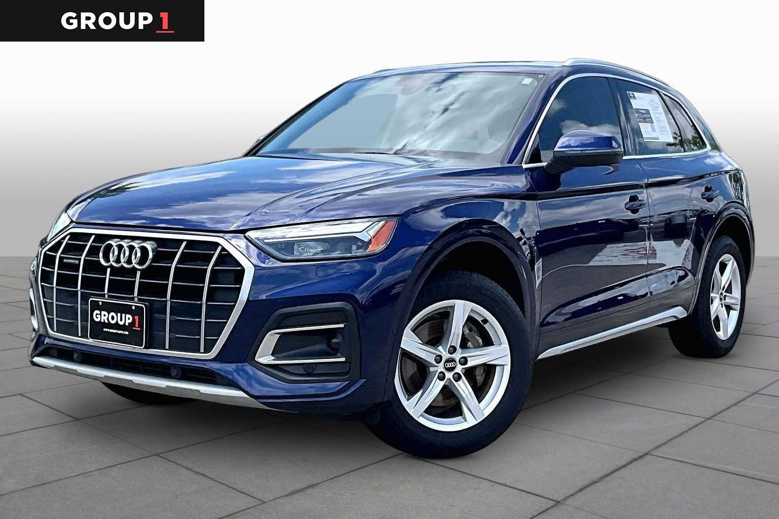 2021 Audi Q5 Premium Navarra Blue Metallic at Westside Kia