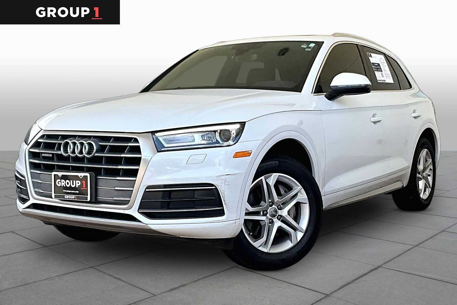 2019 Audi Q5 Premium Glacier White Metallic at AutoNation USA Houston
