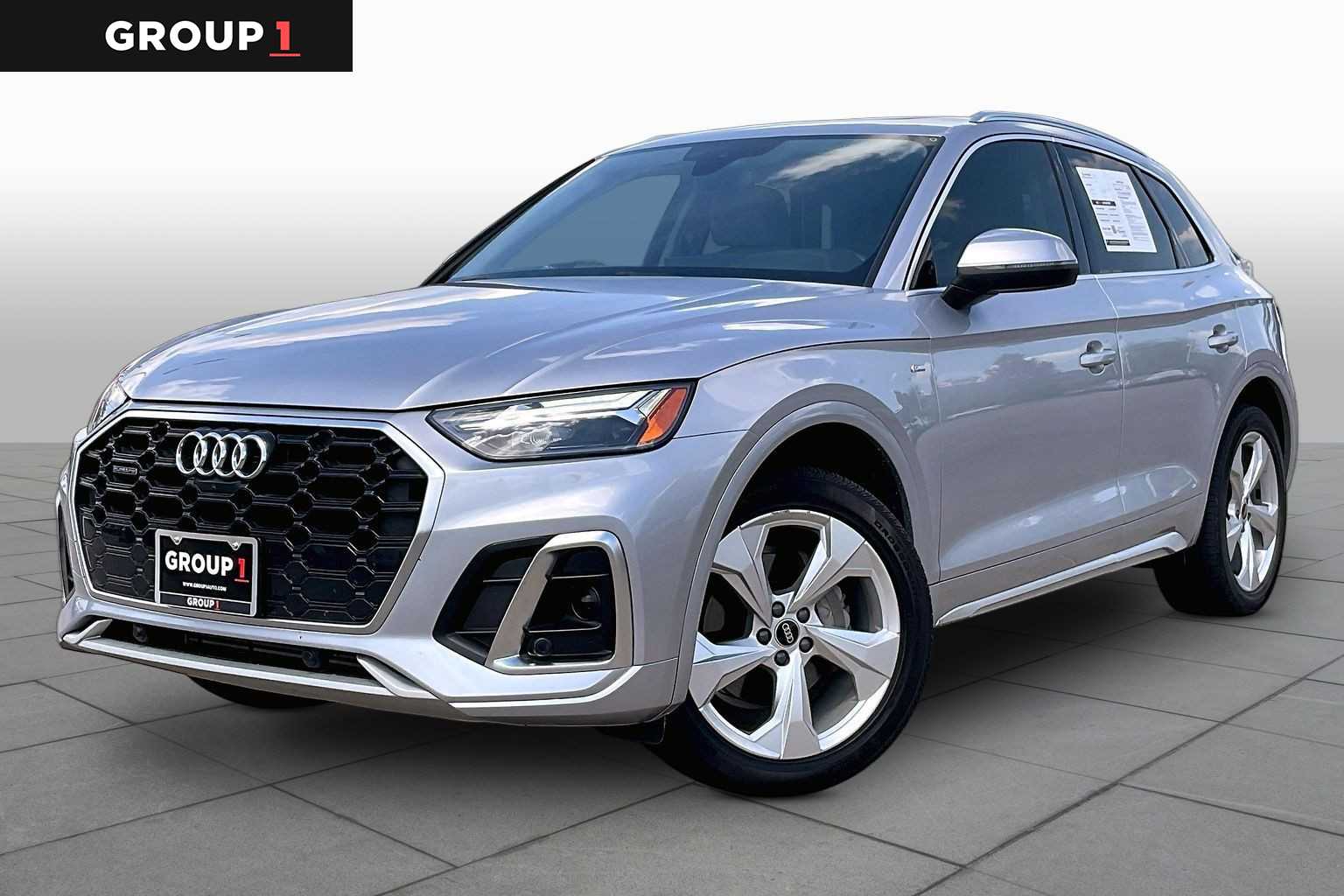 2022 Audi Q5 S line Premium Plus Florett Silver Metallic at Mercedes-Benz of Houston North