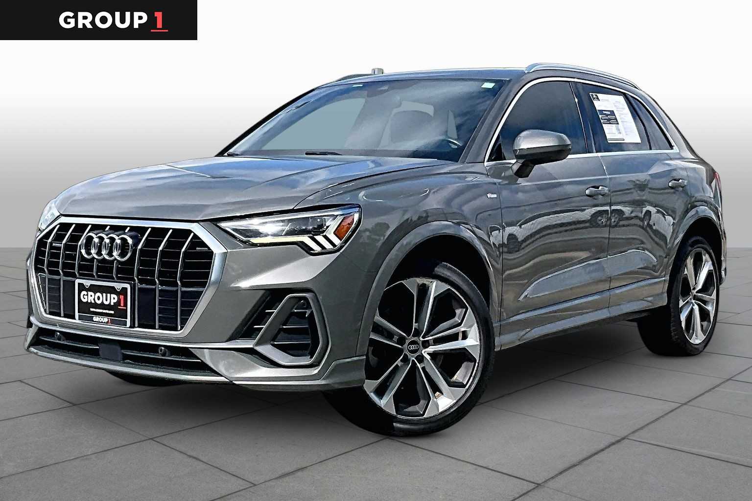 2021 Audi Q3 S line Premium Plus Chronos Gray Metallic at Tomball Ford