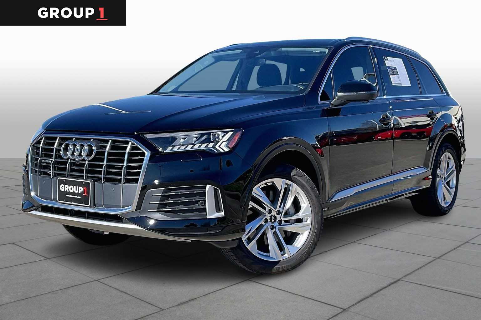 2021 Audi Q7 Premium Plus Night Black at BMW of West Houston