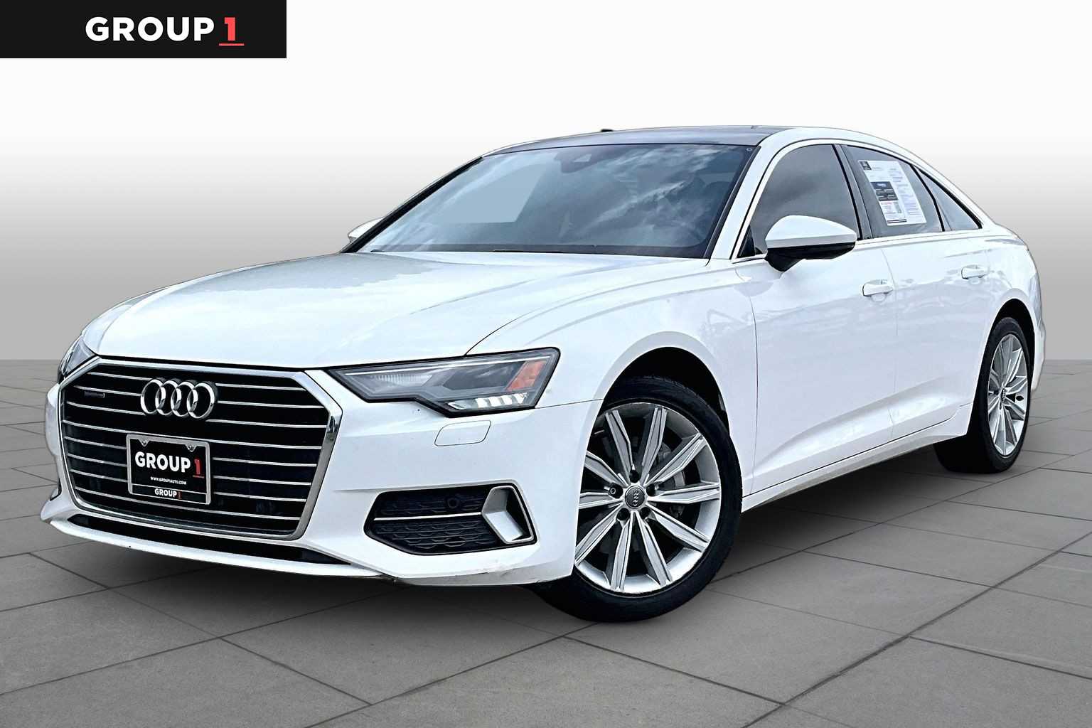 2019 Audi A6 Premium Ibis White at Tomball Ford