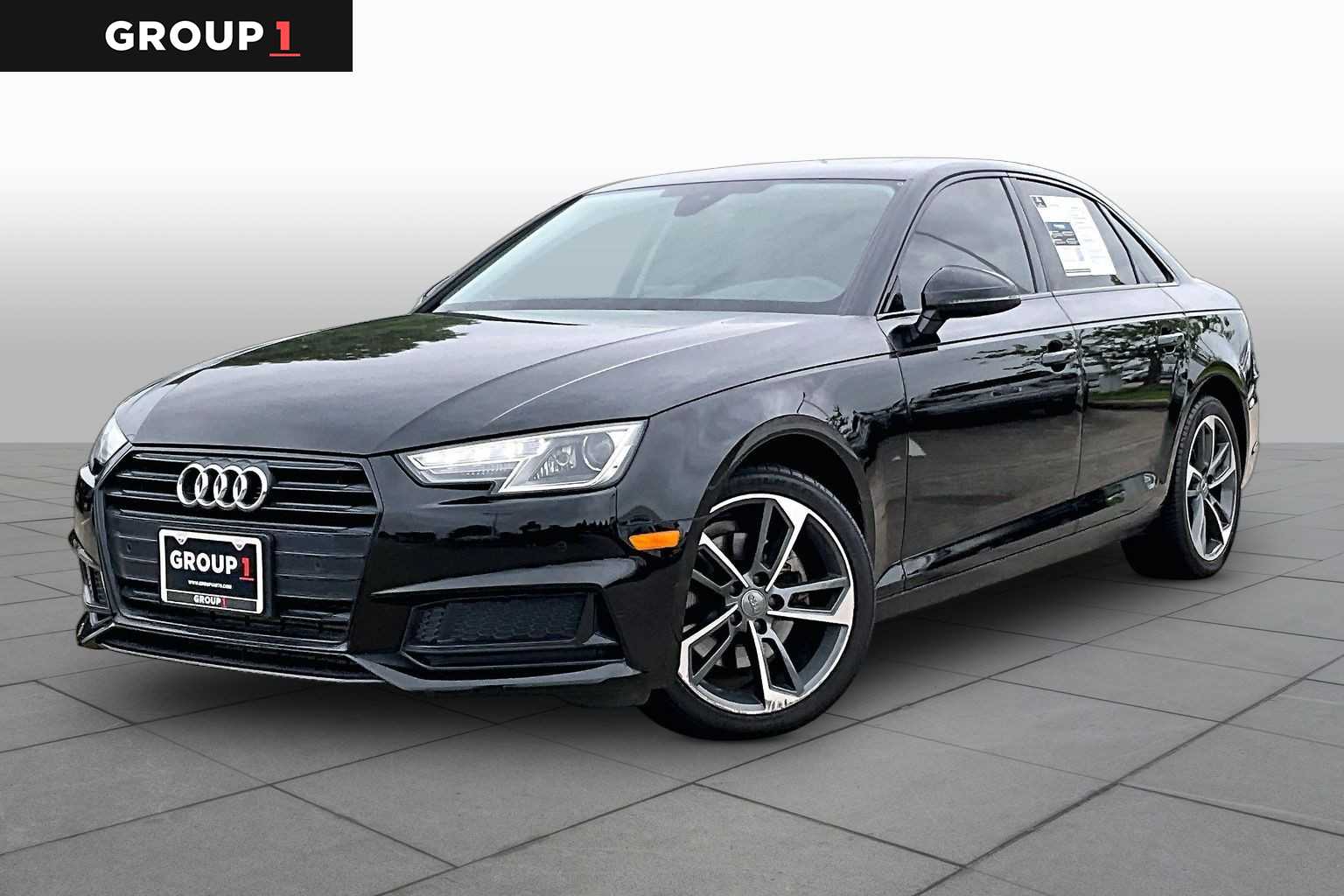 2019 Audi A4 Premium Brilliant Black at Tomball Ford
