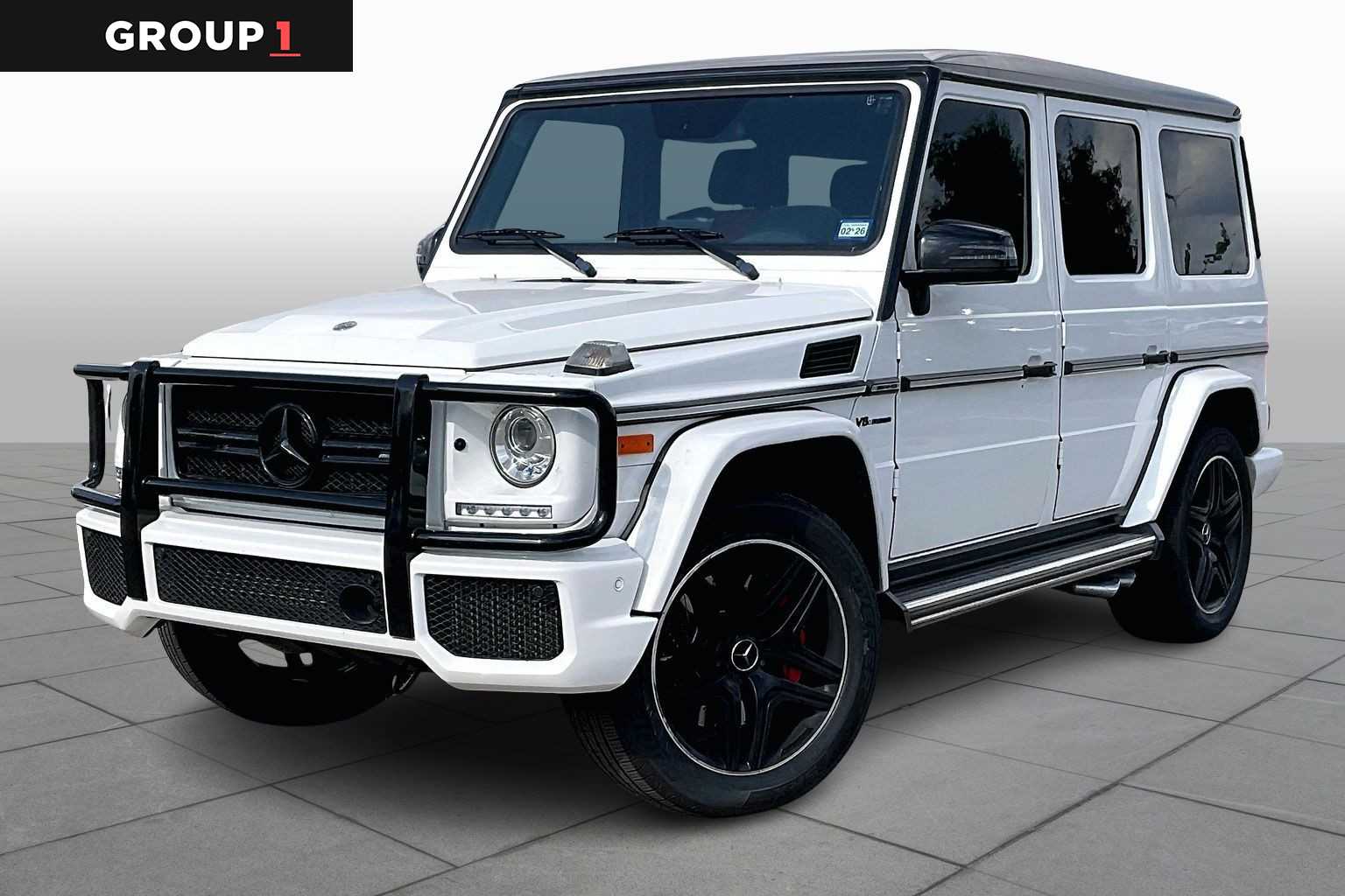 2018 Mercedes-Benz G-Class AMG G 63 Polar White at Mercedes-Benz of Houston North