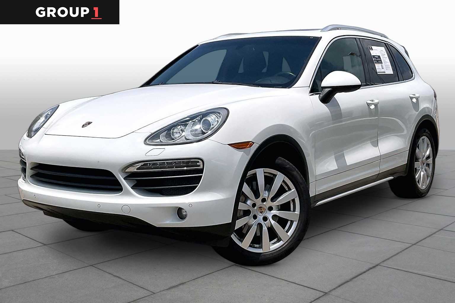 2013 Porsche Cayenne S White at Friendly Ford Crosby