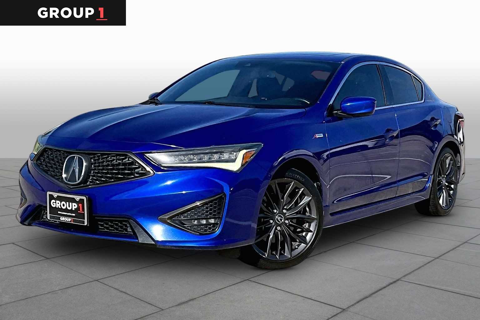 2020 Acura ILX w/Premium/A-Spec Pkg Apex Blue Pearl at Group 1 Toyota Southwest