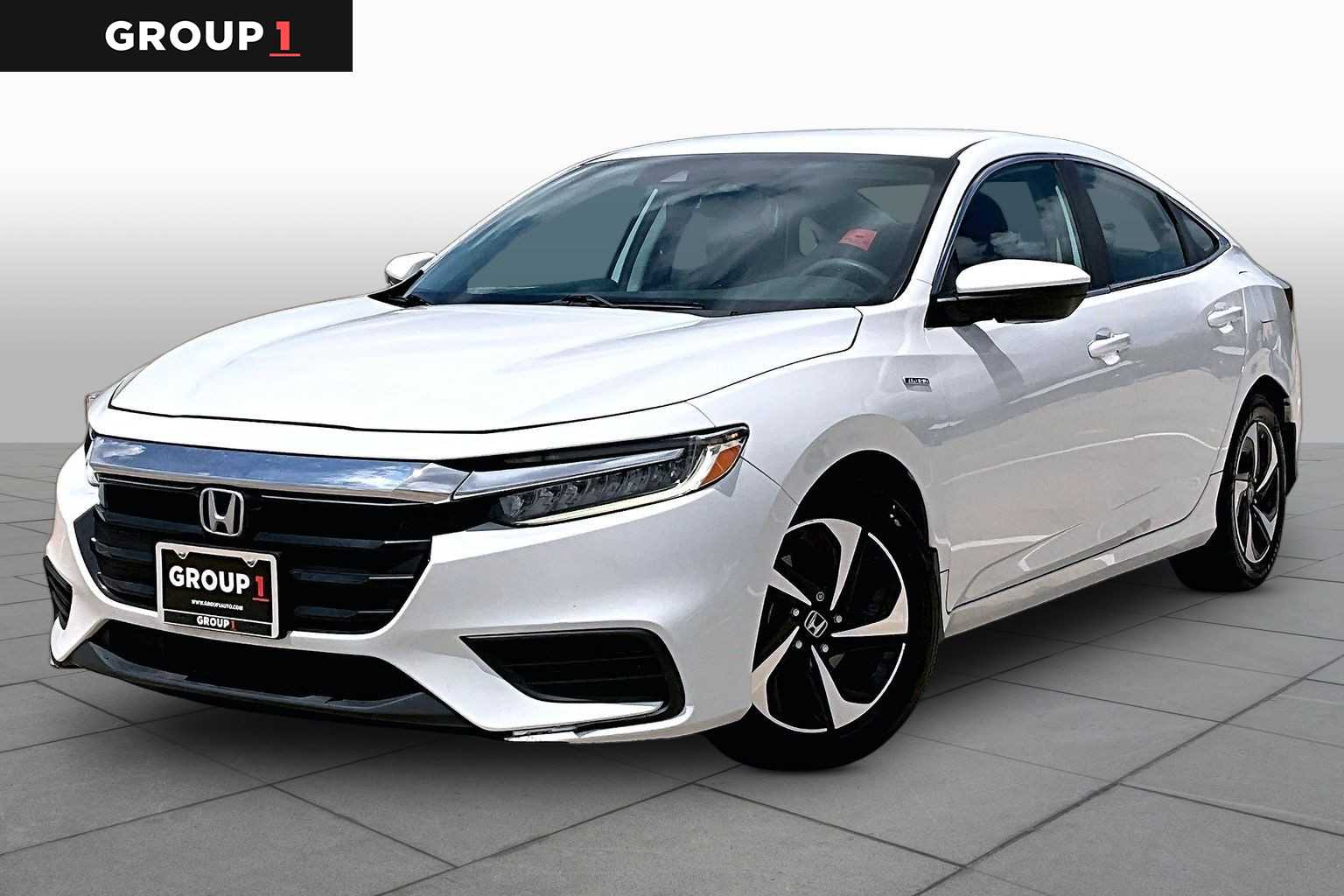 2022 Honda Insight EX Platinum White Pearl at AutoNation Ford Gulf Fwy