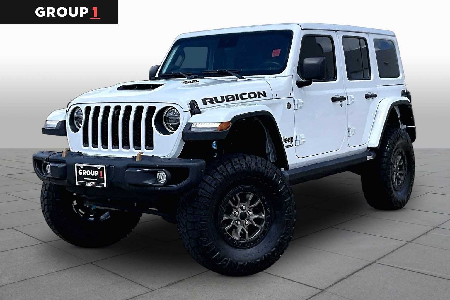 2022 Jeep Wrangler Unlimited Rubicon 392 Bright White Clearcoat at Lexus Southwest Houston