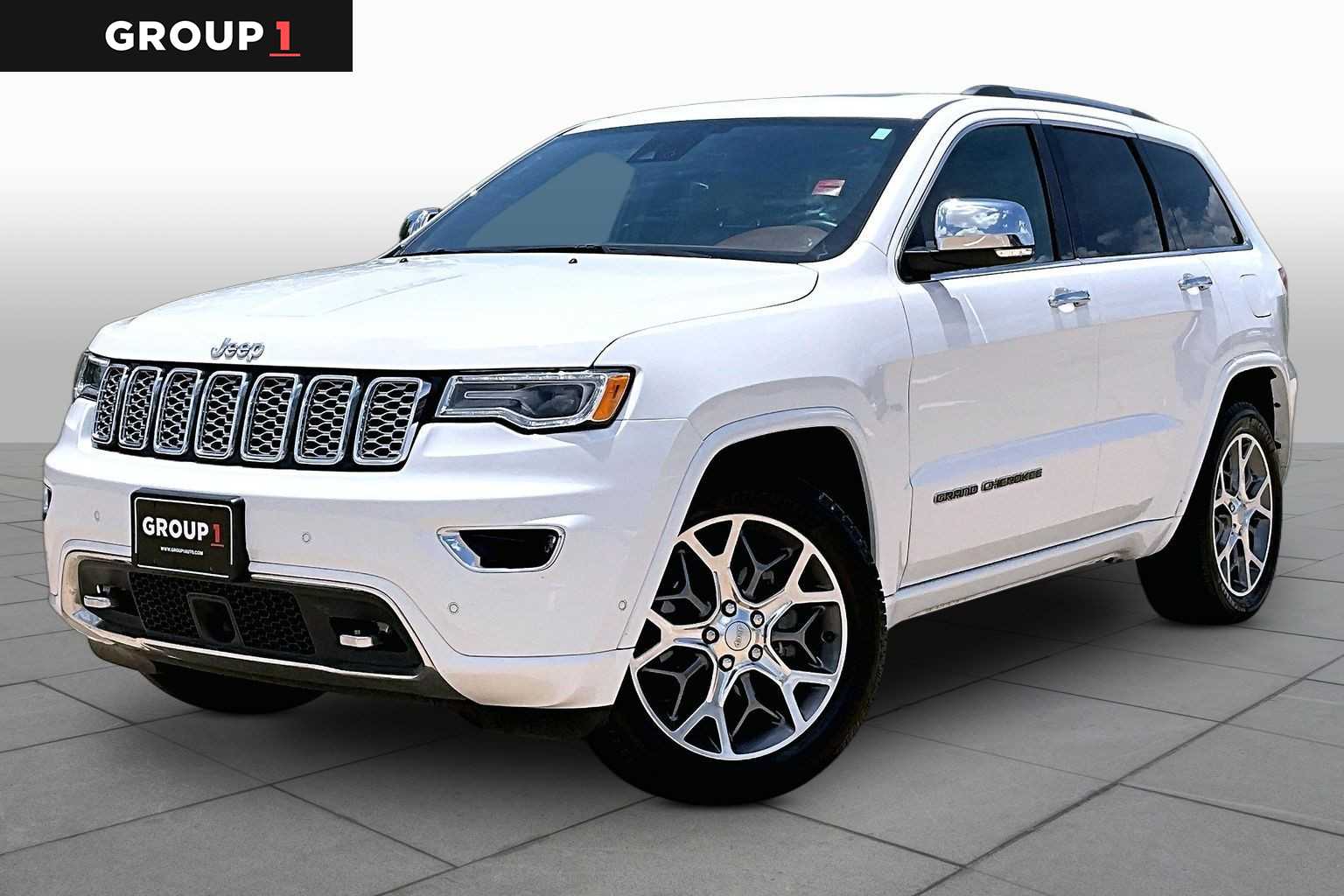 2020 Jeep Grand Cherokee Overland Bright White Clearcoat at AutoNation USA Houston