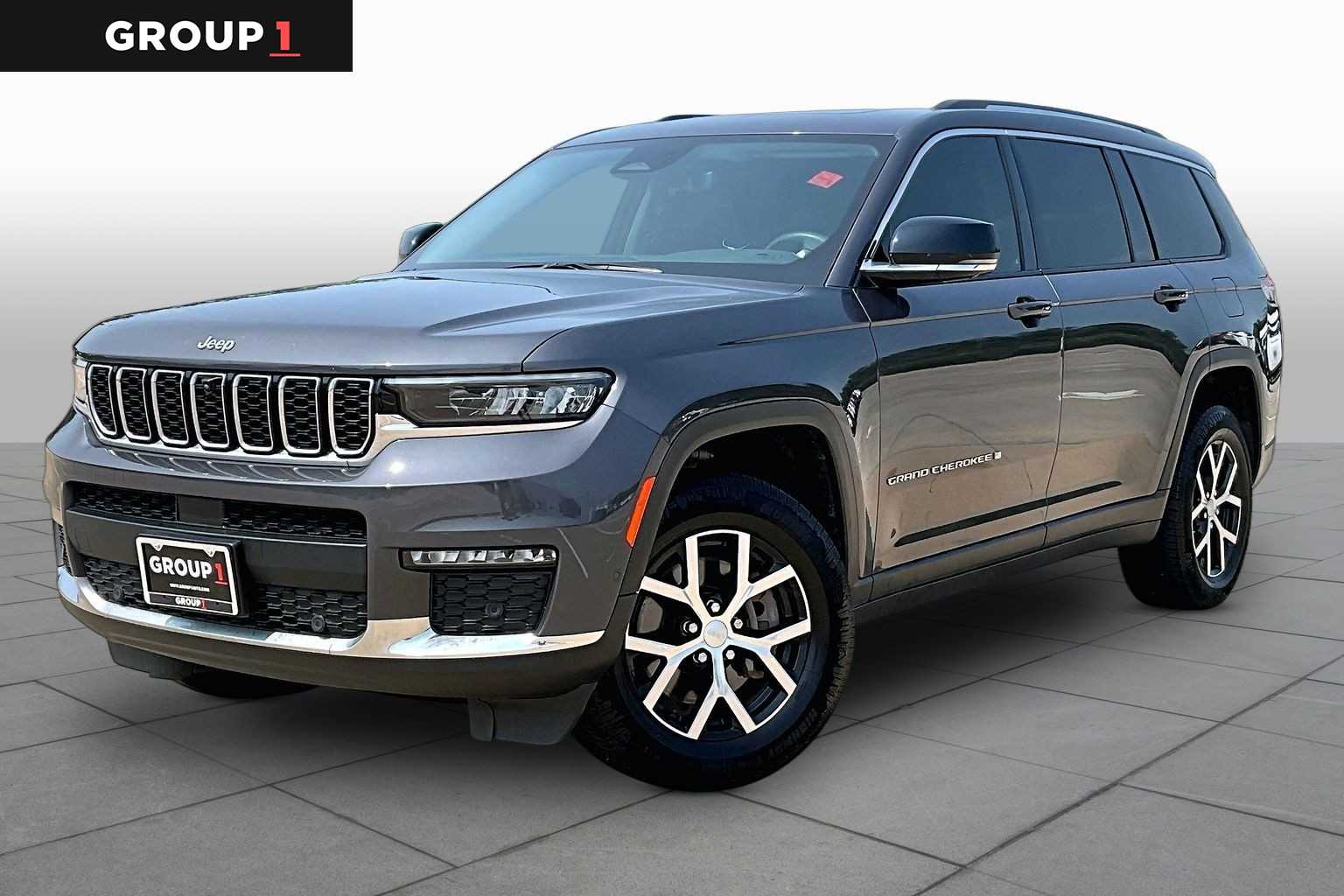 2023 Jeep Grand Cherokee L Limited Baltic Gray Metallic Clearcoat at Mac Haik CDJR North Houston
