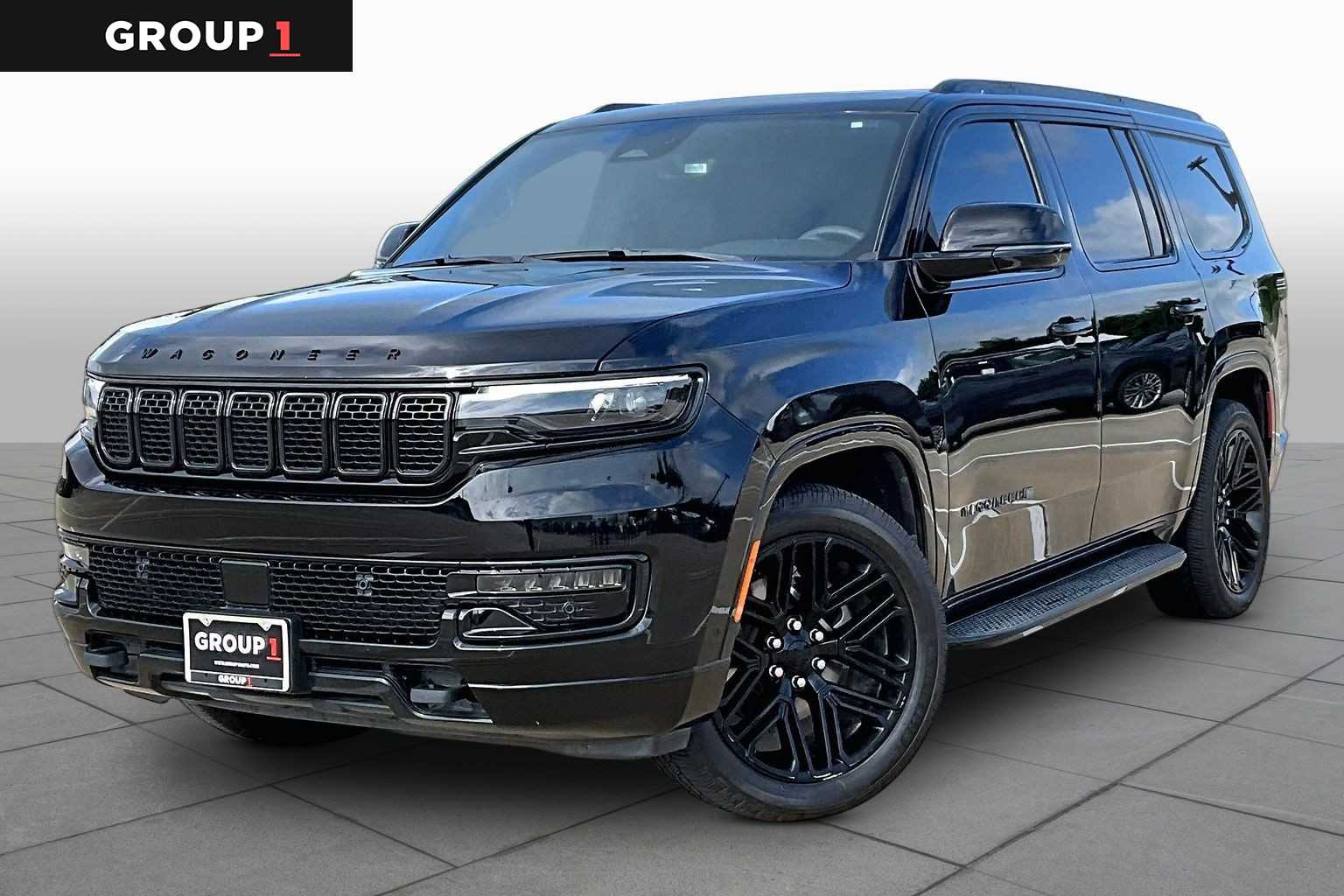 2023 Jeep Wagoneer Series II Carbide Diamond Black Crystal Pearlcoat at HGreg Houston