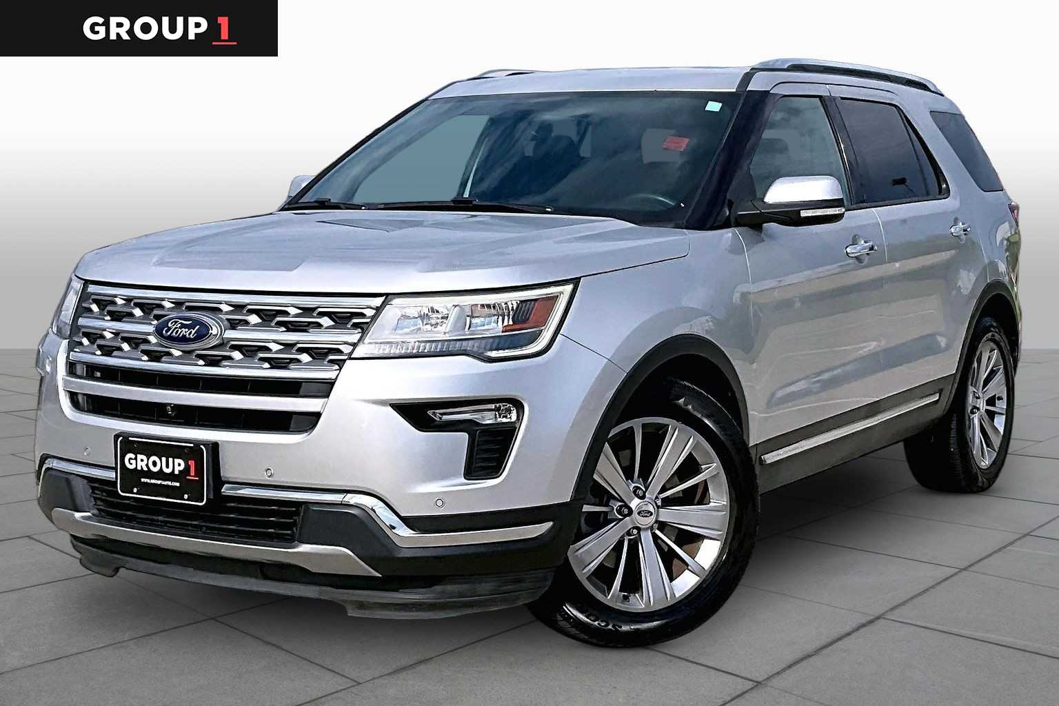 2018 Ford Explorer Limited Ingot Silver Metallic at Tomball Ford