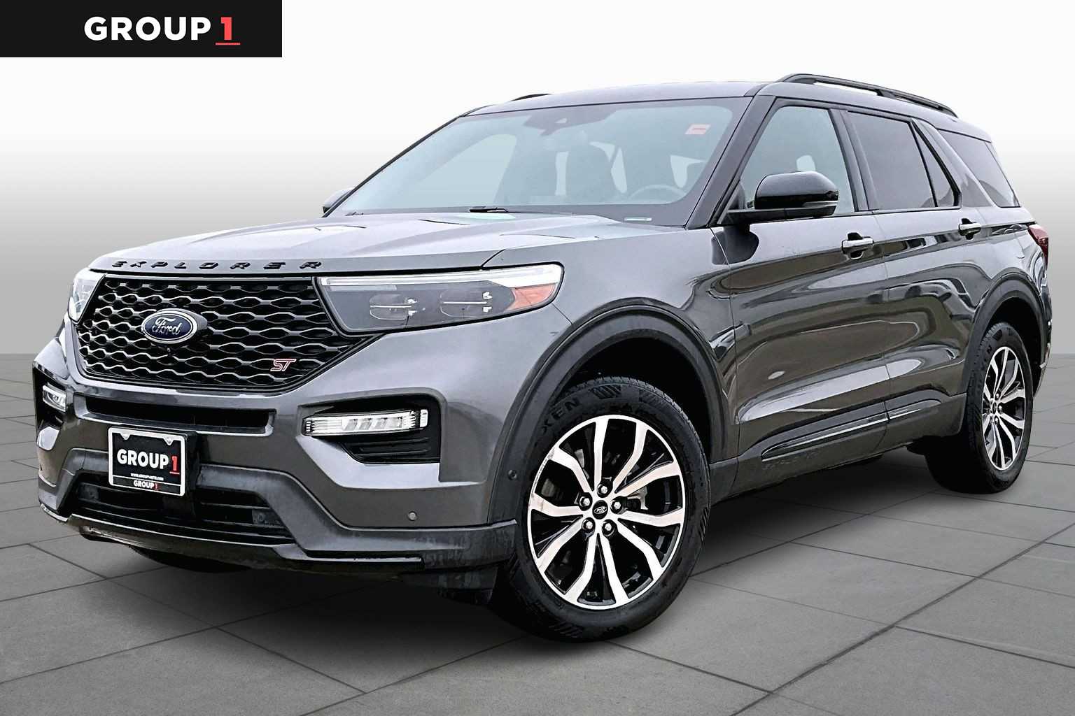 2020 Ford Explorer ST Magnetic Metallic at Tomball Ford