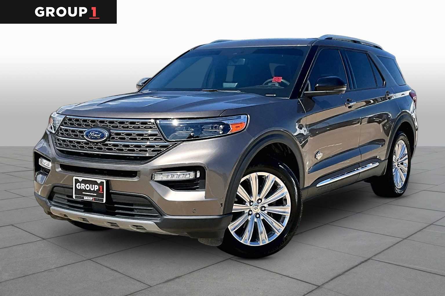 2021 Ford Explorer King Ranch Stone Gray Metallic at Helfman Ford