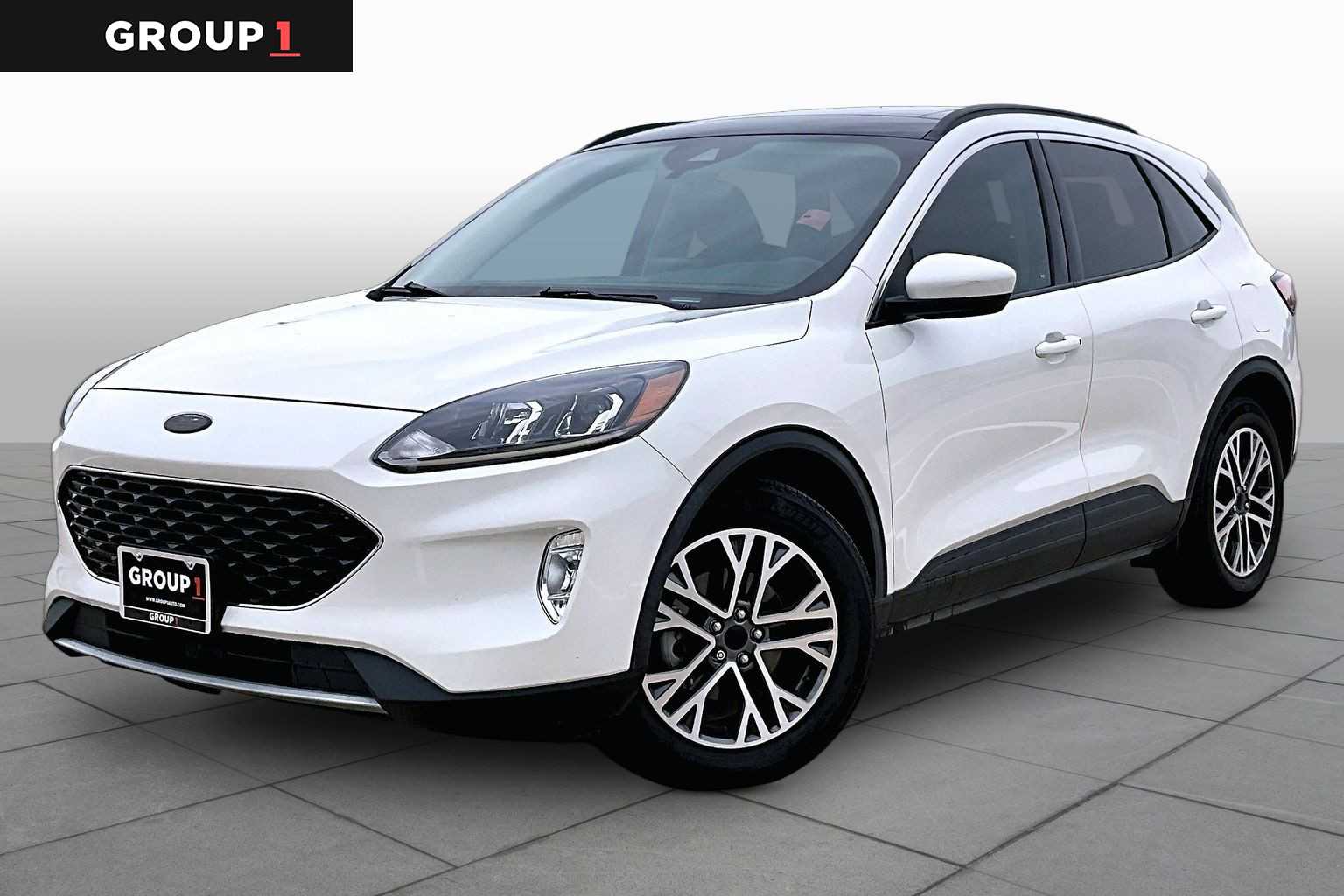 2020 Ford Escape SEL Star White Metallic Tri-Coat at Texan GMC Buick