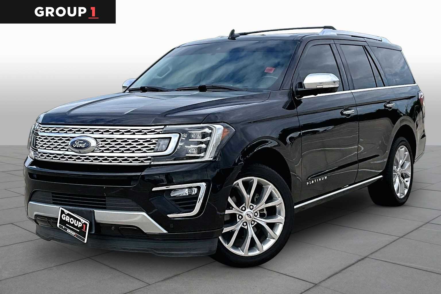 2019 Ford Expedition Platinum Agate Black Metallic at Beck & Masten Kia