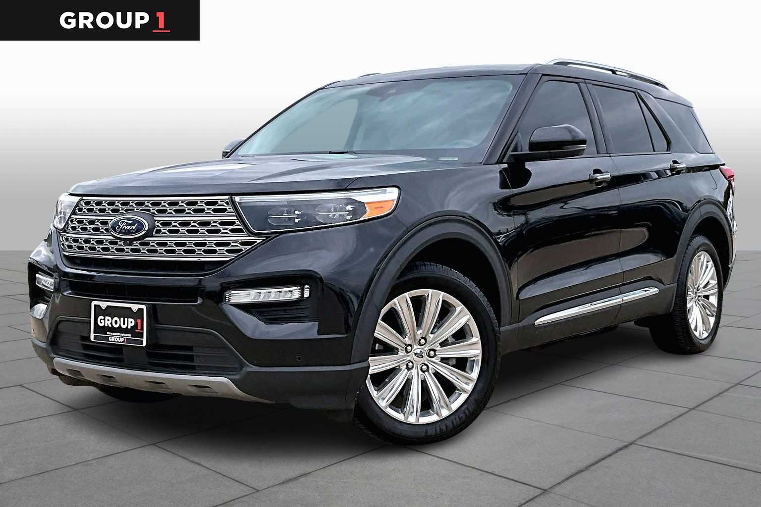 2020 Ford Explorer Limited Agate Black Metallic at Tomball Ford