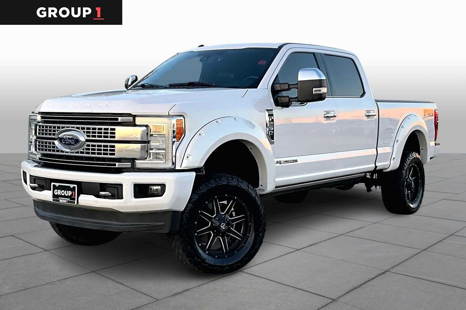 2018 Ford Super Duty F-250 SRW Platinum White Platinum Metallic Tri-Coat at HGreg Houston