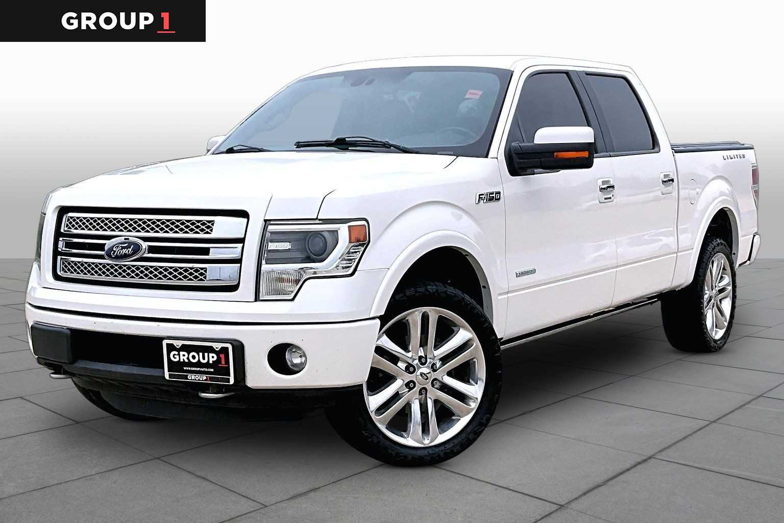 2013 Ford F-150 Limited White Platinum Metallic Tri-Coat at Tomball Ford