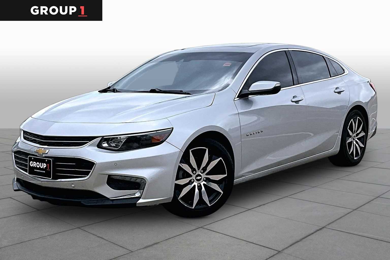 2017 Chevrolet Malibu LT Silver Ice Metallic at Group 1 GMC Buick South